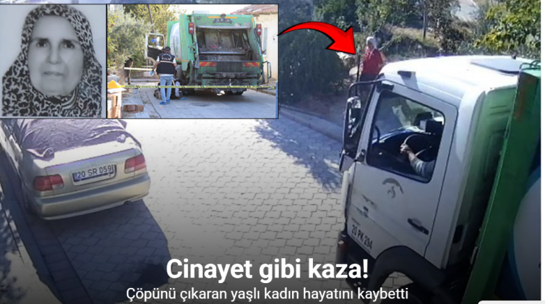 Çöpünü çıkaran yaşlı kadın cinayet gibi kazada hayatını kaybetti