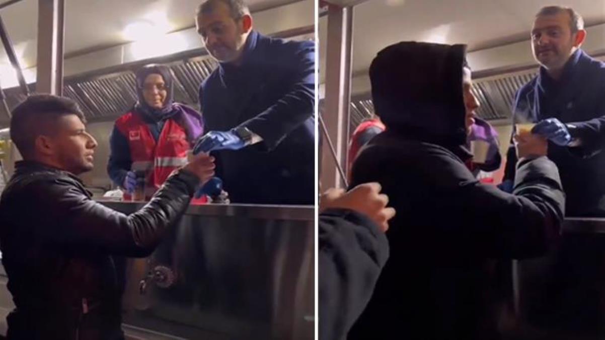 Çorba dağıtan belediye başkanı 