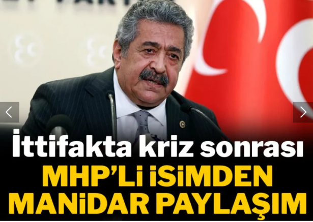 Cumhur İttifakı’nda kriz iddiaları sonrası MHP'li isimden göndermeli paylaşım
