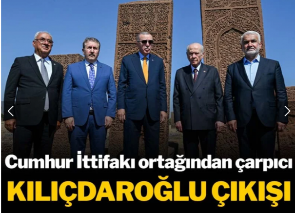 Cumhur İttifakı ortağından çarpıcı 'Kılıçdaroğlu' çıkışı
