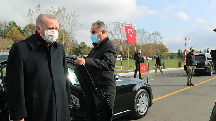 Cumhurbaşkanı Erdoğan, cuma namazını Tekirdağ'da kıldı