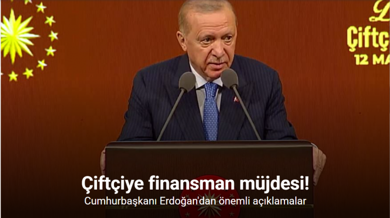 Cumhurbaşkanı Erdoğan'dan 'Dünya Çiftçiler Günü Programı'nda açıklamalar