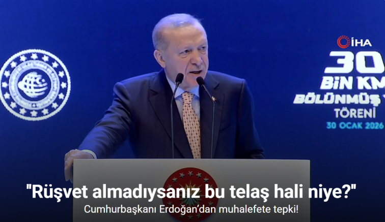 Cumhurbaşkanı Erdoğan’dan muhalefete tepki: 