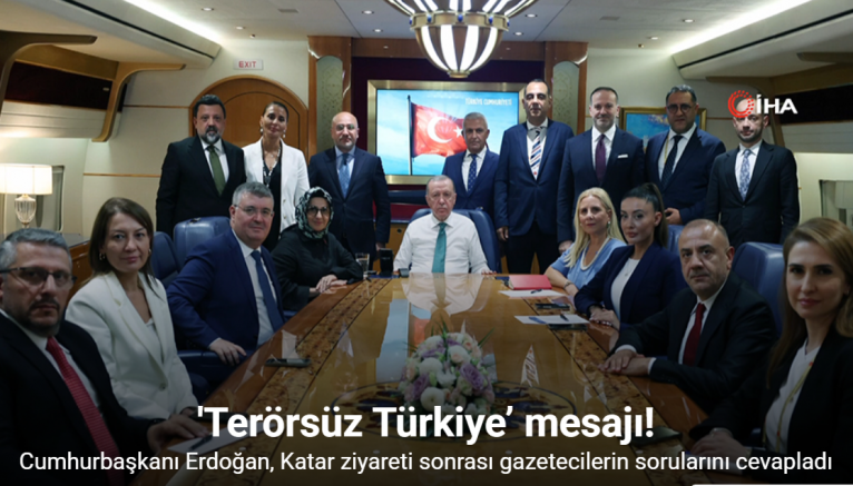 Cumhurbaşkanı Erdoğan, Katar ziyareti sonrası gazetecilerin sorularını cevapladı