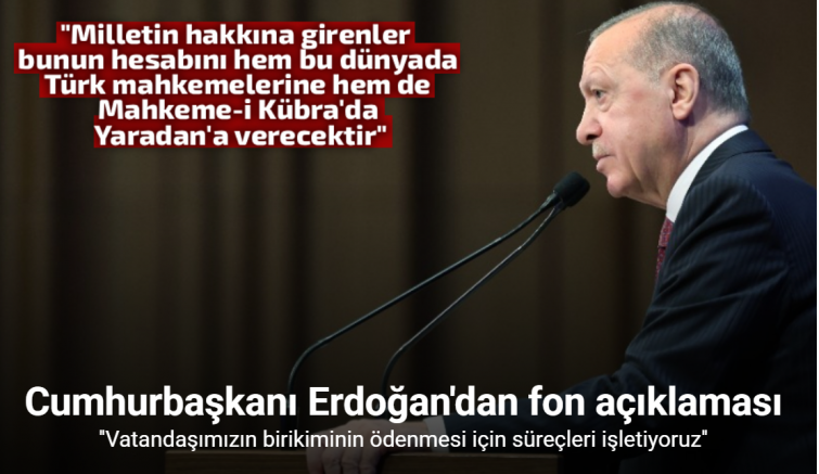 Cumhurbaşkanı Erdoğan: 