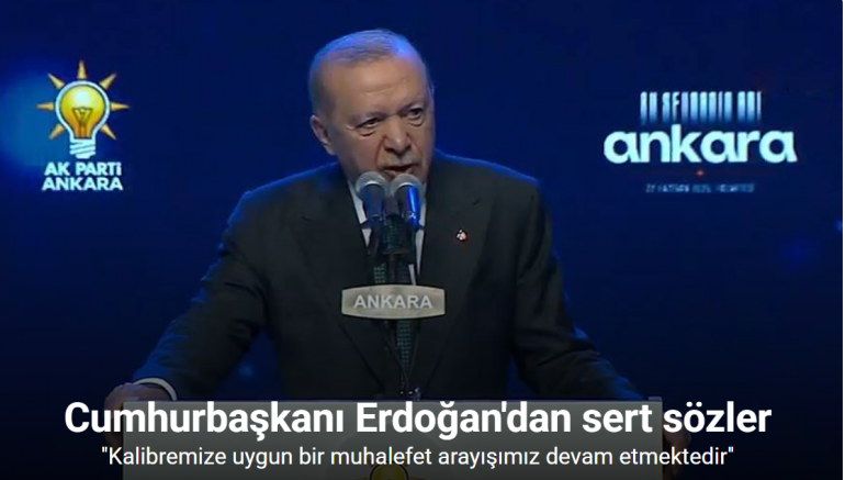 Cumhurbaşkanı Erdoğan: 