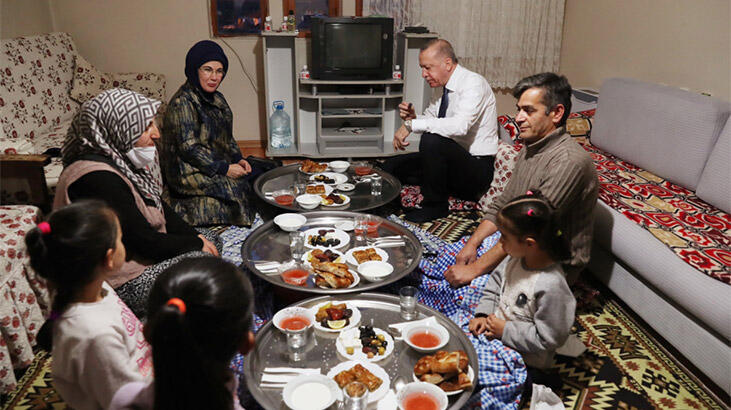 Cumhurbaşkanı Erdoğan'dan sürpriz iftar ziyareti!