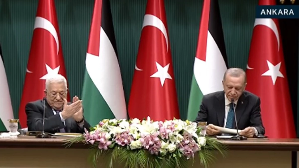 Cumhurbaşkanı Erdoğan'ın sözleri Mahmud Abbas'ı mest etti: Başkenti Doğu Kudüs olan bağımsız Filistin kurulmalı