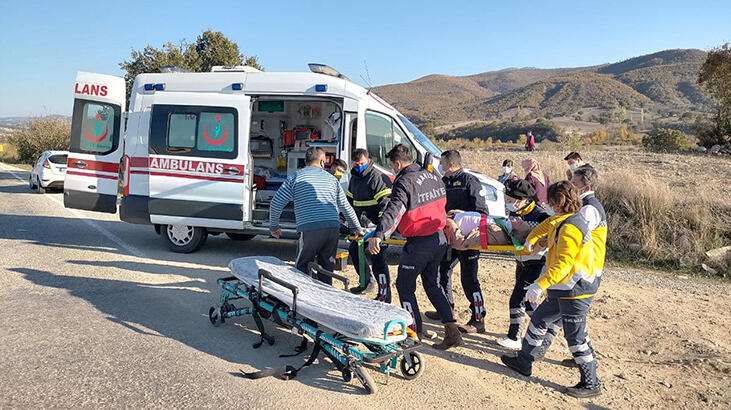 Demirci'de trafik kazası: 1 yaralı