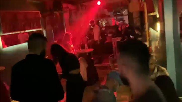 Denetimlerde ortaya çıktı! Lokantayı gece kulübüne çevirmişler