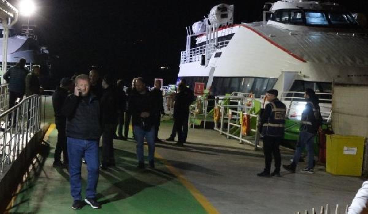 Deniz otobüsünü kaçırdığı için asılsız 'bomba var' ihbarı yapan şüpheli yakalandı