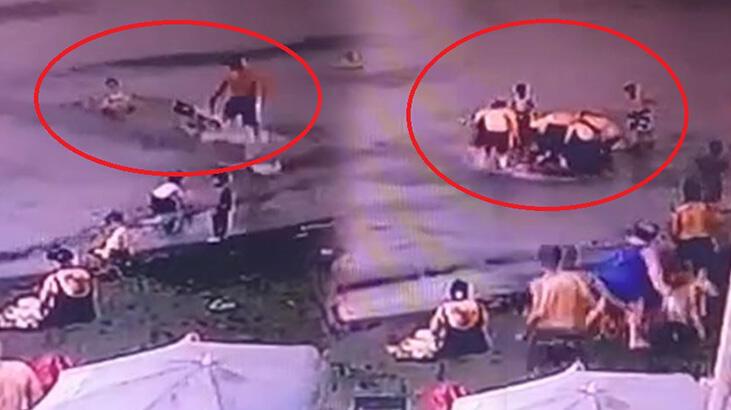 Denizde dehşet! Yüzen çocuğa köpek saldırdı