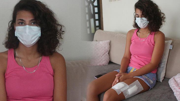 Denizdeyken bacağından vuruldu1 santim ile kurtuldu