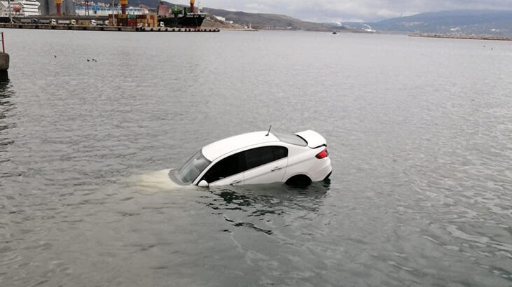 Denize uçtu! Balıkesir'de akılalmaz kaza