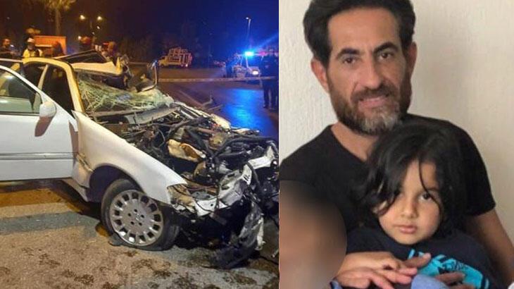 Denizli'de feci kaza! Sürücü ve 4 yaşındaki oğlu öldü