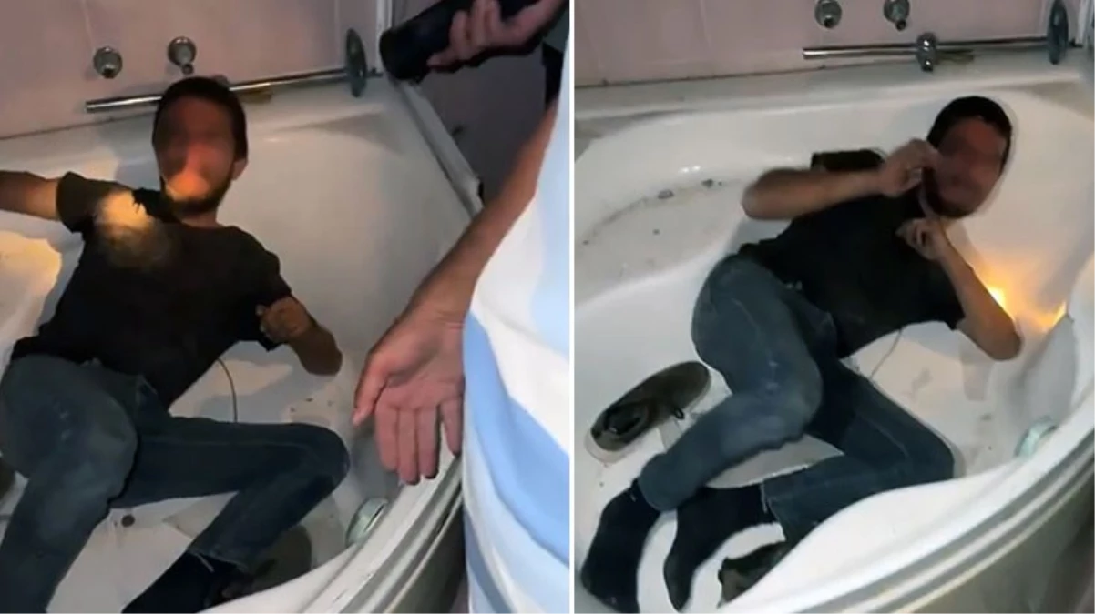 Depremde hasar gören binaya giren şüpheli jakuzide yakalandı! Kimliği ortaya çıkınca dakikalarca dövüldü