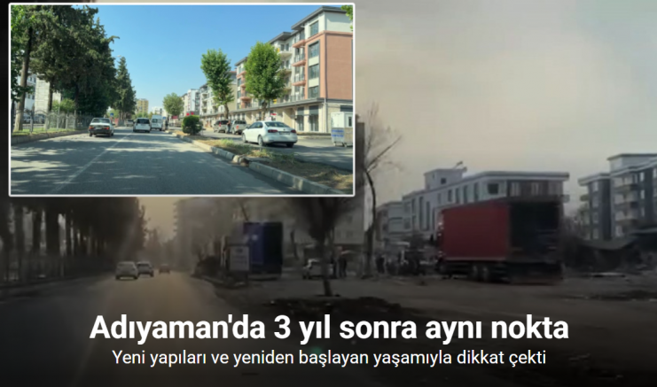 Depremin yıktığı Adıyaman yeniden yükseliyor
