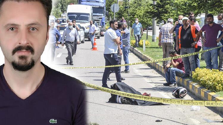 Devrilen motosikletin sürücüsü hayatını kaybetti