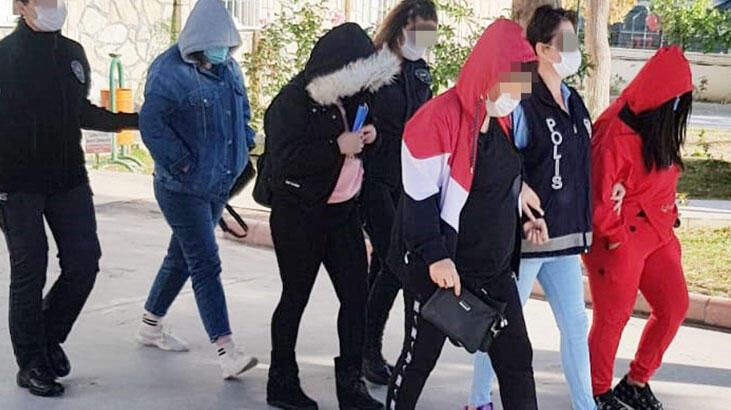 Didim'de fuhuş baskını! 11 yabancı uyruklu kadın kurtarıldı