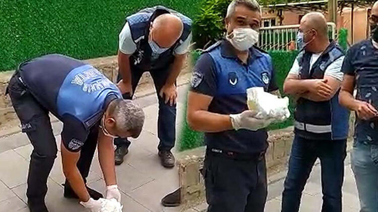 Dilencinin sakladığı paralar bebek bezinde çıktı