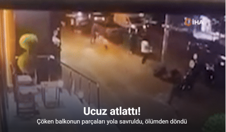 Diyarbakır’da yolda yürüyen kadın, ölümden saniyelerle kurtuldu