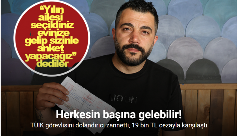 Dolandırılmaktan korkarken 19 bin TL cezayla karşılaştı