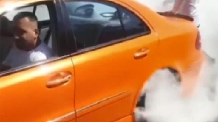 Drift yapan sürücüye 6 bin 988 lira para cezası