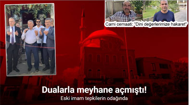 Dualarla meyhane açan eski imam tepkilerin odağında