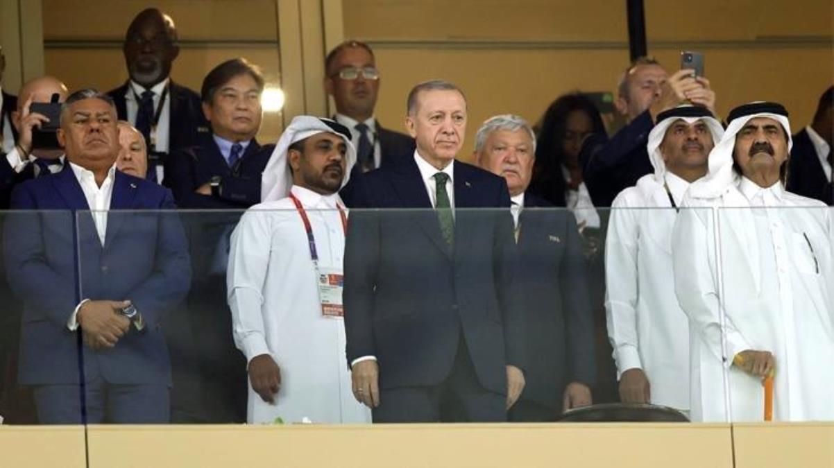 Dünya Kupası finalinin heyecanını tribünden takip eden Erdoğan, Arjantin'in zaferini böyle kutladı