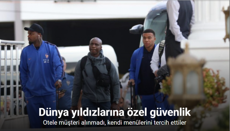 Dünya yıldızlarına özel güvenlik