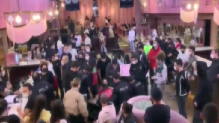 Eğlence mekanına şok baskın! Partiye katılanlara 194 bin lira ceza