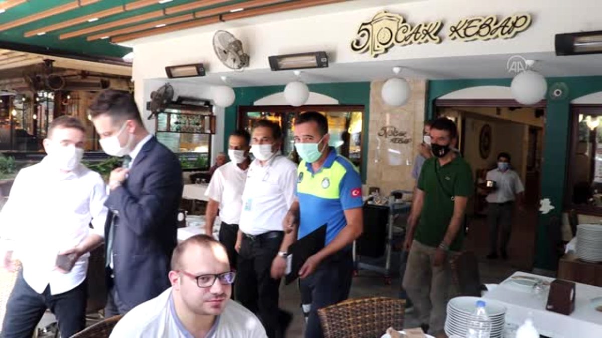 Eğlence yerleri ile restoranlarda Kovid-19 denetimi