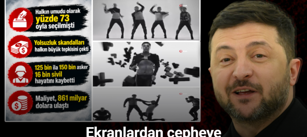 Ekranlardan cepheye: Ukrayna Devlet Başkanı Zelenskiy’nin çalkantılı siyasi serüveni