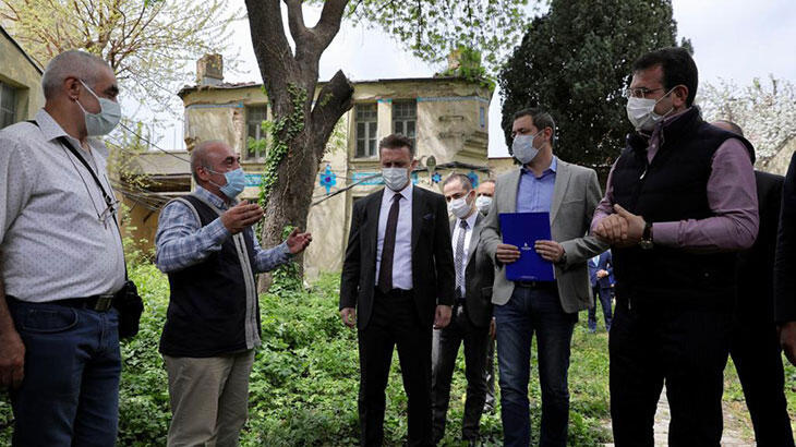 Ekrem İmamoğlu  'Bulgur Palas'ta inceleme yaptı