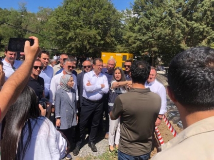 Ekrem İmamoğlu Beykoz’da Büyükşehir Belediyesi’nin Devam eden Çalışmalarını Yerinde İnceledi