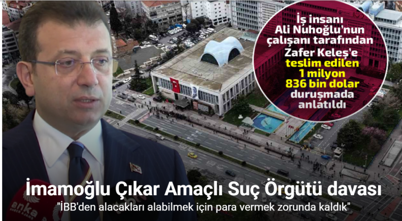 Ekrem İmamoğlu Çıkar Amaçlı Suç Örgütü’ davasında tutuksuz sanıklar savunma yaptı