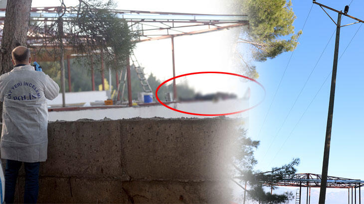 Elektrik akımına kapılan işçinin feci ölümü