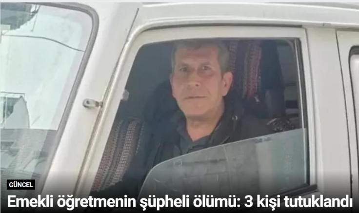Emekli öğretmenin şüpheli ölümü: 3 kişi tutuklandı