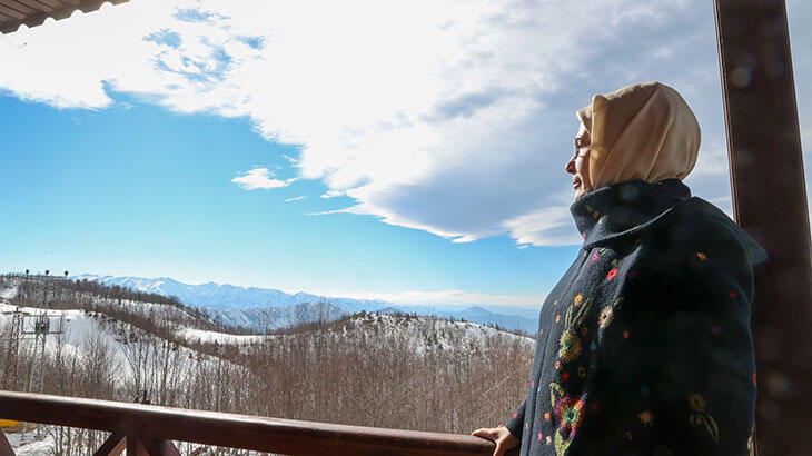 Emine Erdoğan Handüzü Yaylasını ziyaret etti
