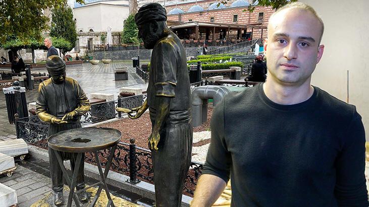 Eminönü’nde şoke eden hırsızlık! Sanatçısından ilk açıklama