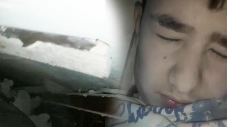 Enkaz altındaki görüntüleri ortaya çıktı