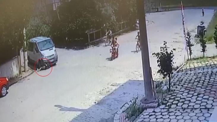 Erik atan çocuğun üzerine araç sürdü sonrası korkunç!