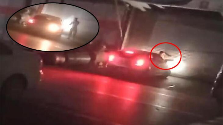 Erkek arkadaşının sözlerini duyunca otomobille çarptı!