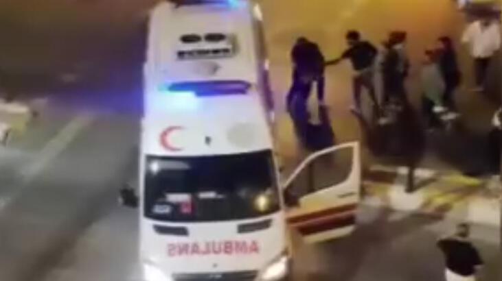 Esenyurt'ta hızlı gidiyor diye ambulans şoförüne küfretti! Ortalık fena karıştı