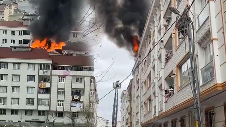 Esenyurt'ta panik anları! 'Fark etmeseydik tüm çatılar yanabilirdi'