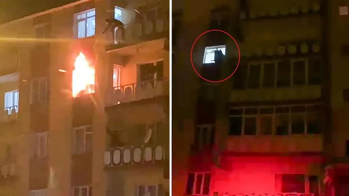 Eşi tarafından terk edilen öfkeli koca, evini ateşe verip kapıyı üzerine kilitledi