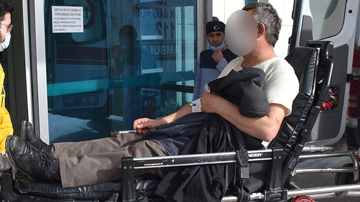 Eşinden dayak yiyen koca yardım istedi