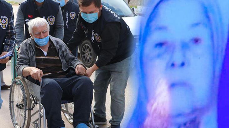 Eşini öldüren koca, tekerlekli sandalyeyle getirildiği adliyede tutuklandı