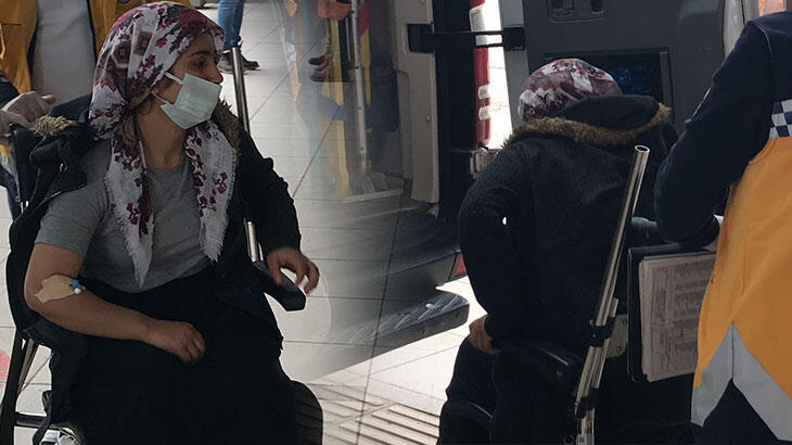 Eşinin bıçakladığı kadın, polis merkezine sığındı