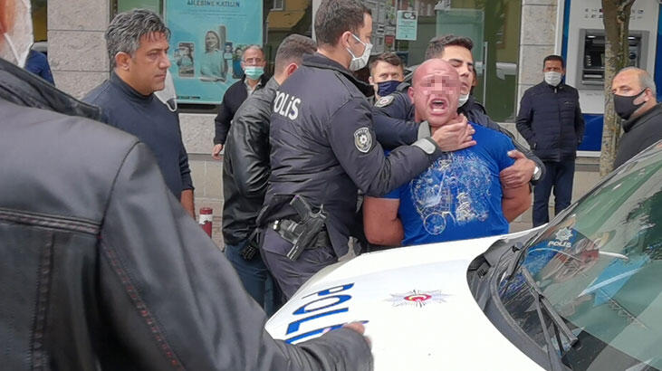 Eski halterci, bu kez de iş yerlerine ve araçlara zarar verdi!